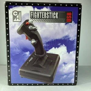 CH Products Fighterstick USB #200-571 Flight Stick Controller Complete In Box - Picture 1 of 15