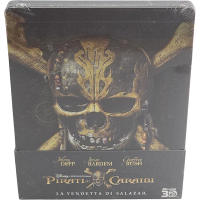 Pirates Of The Caribbean: Salazar's Revenge Blu-ray 3D + 2D Steelbook Embossed - Image 1 of 4