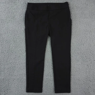 Брюки женские Ann Taylor 6P черные боковые на молнии конус со швом эластичные карьерные офисные - Изображение 1 из 4