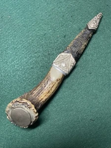 J. Nowill & Sons Fixes Blade Knife with Antler Handle - Picture 1 of 4