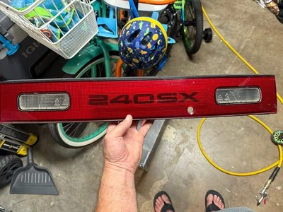 89-94 Nissan 240sx Hatch Center Tail Light s13 Taillight OEM Garnish Panel Rear - Image 1 of 4
