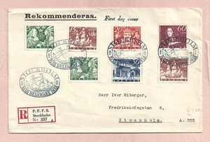 SUECIA APL 1938 FDC - 300 ANIVERSARIO FUNDACIÓN NUEVA SUECIA EN EE. UU. - Imagen 1 de 1