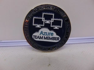 MICROSOFT AZURE TEAM Desafío Conmemorativo Moneda Nube Cliente Obsesionado - Imagen 1 de 3