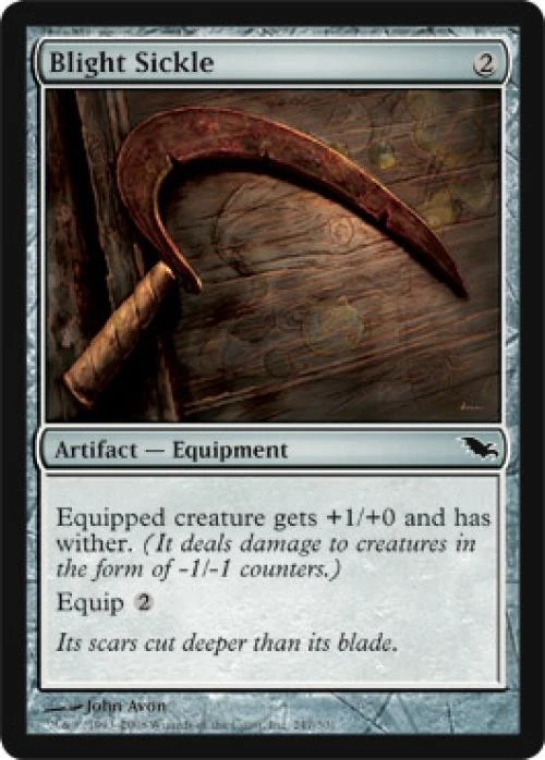 Blight Sickle - Light Play MTG Shadowmoor - Image 1 of 1