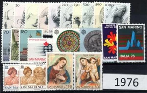 1976 San Marino Annata completa NO bf MNH - Imagen 1 de 1