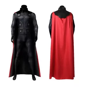 Avengers Infinity War Thor Costume Cosplay Suit With Cloak Halloween Costume - Picture 1 of 10