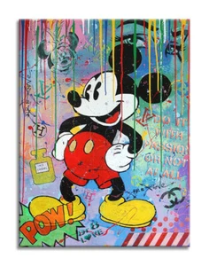 Dot it - Mickey - Limited Edition Giclée Druck auf Fine Art Papier, signiert, COA - Bild 1 von 5