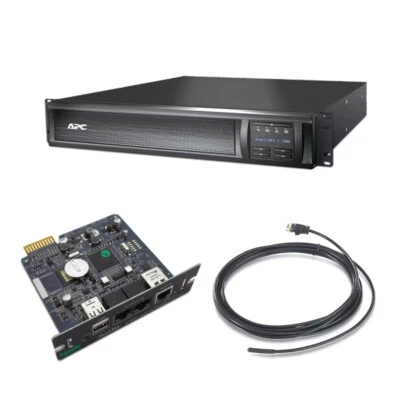 Bundle: APC SmartUPS X 1500VA LCD Rack Tower UPS (SMX1500RM2UNC) and AP9631 card - Image 1 of 2