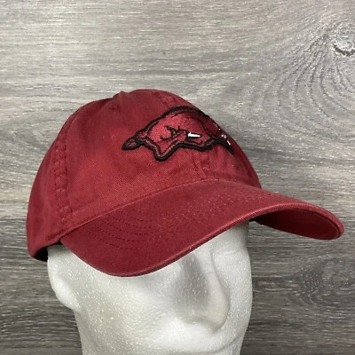 ESPN Arkansas Razorbacks SEC Fitted Hat Cap One Size Fit Most Stretch University - Image 1 of 4