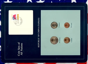 Juegos de monedas de todas las naciones China (Taiwán) UNC 1981-1986 10 yuanes 1983 - Imagen 1 de 2