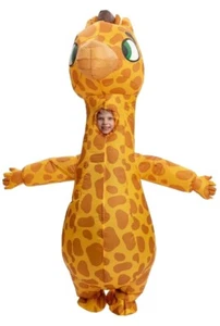 Aufblasbare Giraffe Kostüm Kinder Jugend Größe 7-10 Jahre Halloween super süß!!  - Bild 1 von 4