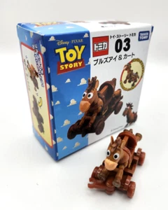 TOMICA Disney Pixar Toy Story 03 Bullseye & Cart 🐴 Takara Tomy Japan New Box - Picture 1 of 8
