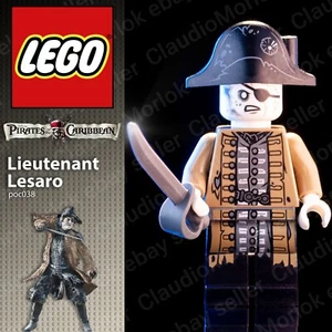 ⭐ LEGO Teniente Lesaro POC038 Minifigura Piratas Del Caribe - Imagen 1 de 7