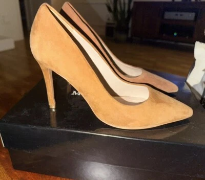 Zapatos de tacón de gamuza Marciano color tostado talla 6 Foto 1 de 4