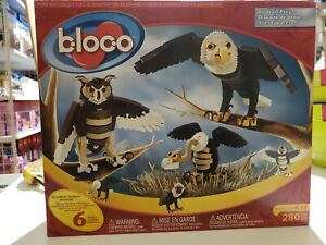 Bloco Toys Birds of Prey Building Kit Toy foam building set owls 280pcs age 6-12