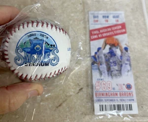 Tennessee Smokies Last Regular Season Game Baseball & Season Ticket SGA 15.09.24 - Bild 1 von 6