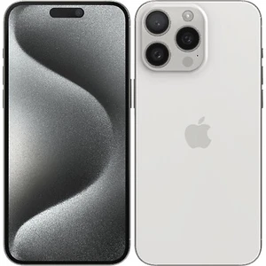 Apple iPhone 15 Pro Max 5G White Titanium 256GB + 8GB SIM + ESIM Unlocked NEW - Afbeelding 1 van 3