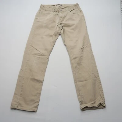 Michael Kors Mens Tailored Classic Fit Jeans 32 x 32 Beige Actual 32x29.5 - Image 1 of 4