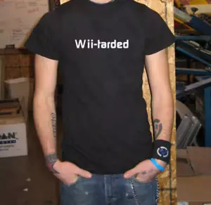 Wii Loaded T-Shirt - Lustiges Nintendo Gamer Pun Tee - Bild 1 von 4