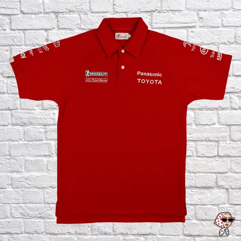 VINTAGE F1 FORMULA TOYOTA PANASONIC RACING TEAM POLO SHIRT Cover