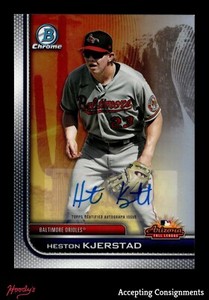 2023 Bowman Chrome '22 AFL Fall Stars Autograph Heston Kjerstad /150 ROOKIE AUTO