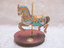 1991 Limited Tobin Fraley and Willitts Carousel Horse on Wooden Stand