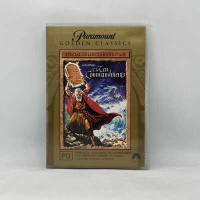 The Ten Commandments Special Edition DVD Movie Film Free Post R4 PAL - Image 1 of 4