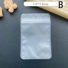 10 Pcs Multicolour Heat Sealable Flat Pouches Ziplock Mylar Bag Small Card Film