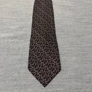 Vintage Giorgio Armani Hand Made 100% Silk Men’s Neck Tie Made In Italy - Picture 1 of 9