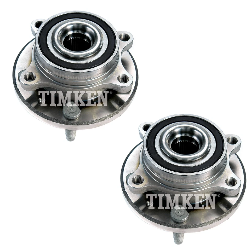 Pair Set 2 Front Timken Wheel Bearing Hub Kit for Ford Flex Lincoln MKS MKT AWD - Image 1 of 1