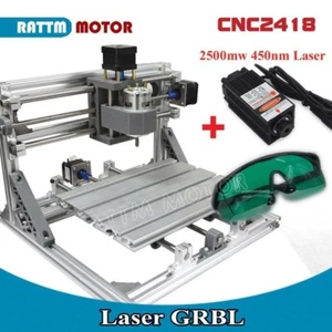 3 Axis DIY Mini 3018 2500mw Laser CNC Router Kit PCB Milling Engraving Machine - Picture 1 of 12