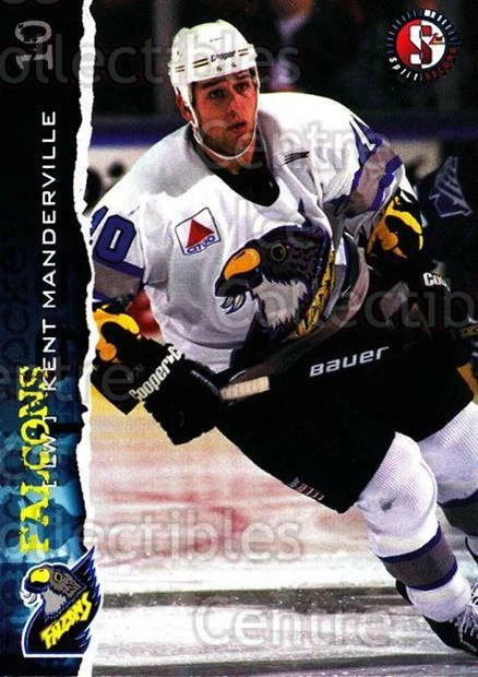 1996-97 Springfield Falcons #4 Kent Manderville - Image 1 of 1