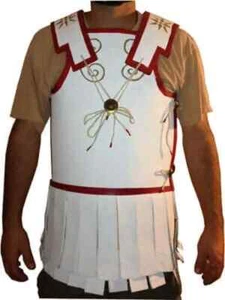 Pettorale Halloween antico greco in pelle corazza oplite linotorace corazza - Foto 1 di 3