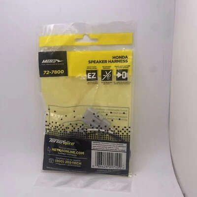 Adaptador de arnés de altavoz de coche HONDA para instalación de altavoces de repuesto METRA 72-7800 Foto 1 de 2