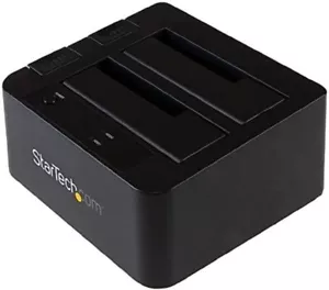 StarTech Dual-Bay USB 3.1 to SATA Hard Drive Docking Station New!!! - Picture 1 of 6