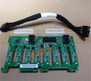 01GV283 For LENOVO SR550 SR650 SR850 SR590 2.5" SATA SAS 8-Bay Backplane w/CABLE - Picture 1 of 4