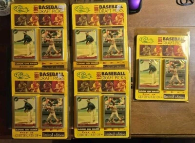 1991 CLASSIC Baseball Draft Picks FACTORY SEALED SET Lot Of 5 Manny Ramirez  - Image 1 of 4