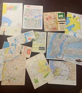 Vintage New York Philadelphia Arizona Maps - Picture 1 of 16