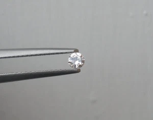  4mm White Natural Diamond Loose Faceted Round SI-1 Clarity - Picture 1 of 5