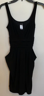 JFW Womens Black Dress M Pockets Sash/Bow Just For Wraps - Image 1 of 4