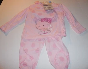 NEW GERBER PINK BABY GIRL 3 PIECE SET - SIZE 0 - 3 MONTHS - TAKE ME HOME SET - Picture 1 of 7