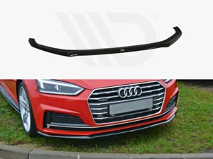 Front Diffuser Diffusor V2 Maxton Design Gloss Black For Audi A5 F5 S-Line Coupe - Picture 1 of 4