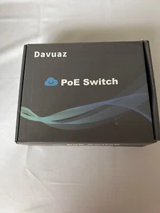 Davuaz PoE Switch 9 port With 2 Uplink 100Mbps Model Da-F0920FBL - New - Picture 1 of 6
