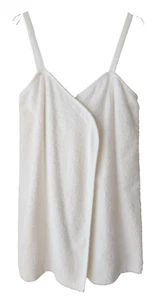 Victorias Secret Country Towel Wrap with Straps L White Straps V Neck New Tags - Picture 1 of 9