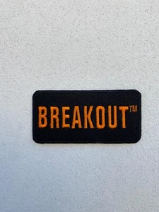 Harley-Davidson 4 in Embroidered Breakout Emblem Sew-On Patch - Black/Orange - Picture 1 of 2