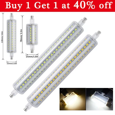 78MM 118MM 12W 18W R7s LED Replaces Bulb Security Flood Halogen Light Bulbs UK
