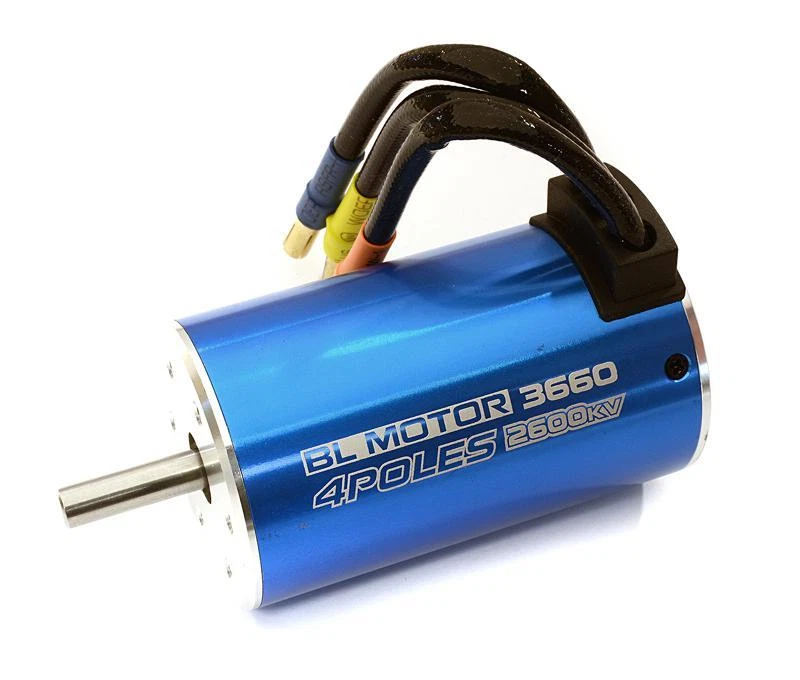 High Performance 4 Poles 2600kV Brushless Motor 3660 Size for 1/10 & 1/8 Scale - Image 1 of 1