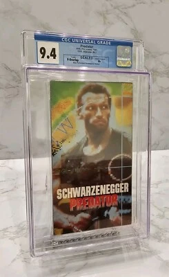 Graded Predator VHS Movie CGC Near Mint Grail Schwarzenegger Film Sealed A Old - Image 1 of 4