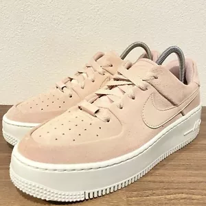 Size 7 - Nike Air Force 1 Sage Low Particle Beige W AR5339-201 - Picture 1 of 8