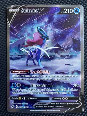 Suicune V SIR | Crown Zenith | #GG38 | Chase | Pokémon TCG | Deutsch - Bild 1 von 4
